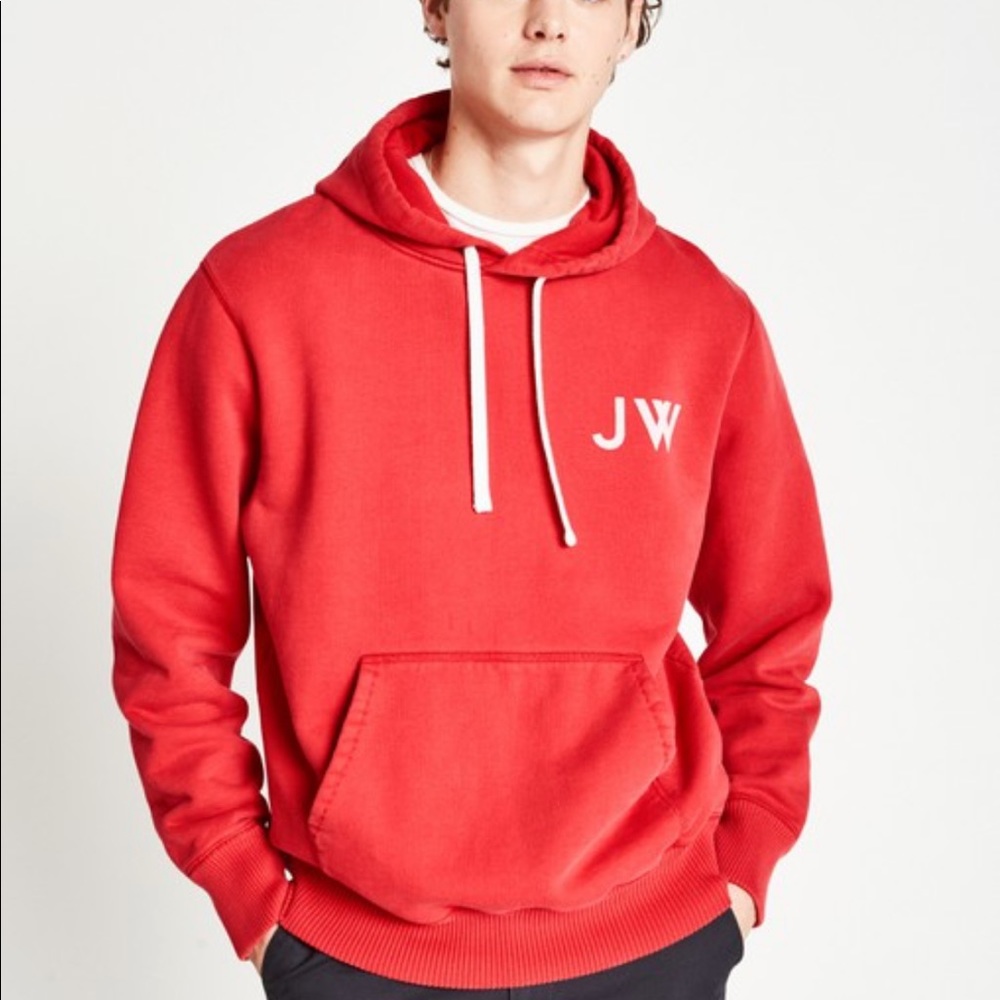 Forworth heavyweight hoodie red Jack Wills